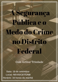 Prof. Arthur Trindade Apresenta no NEVIS: A Segurança Pública e o Crime no Distrito Federal